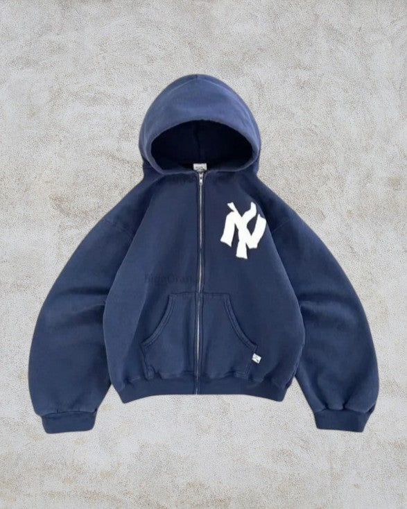 Veste Y2k Zippée Oversize "NY Street"