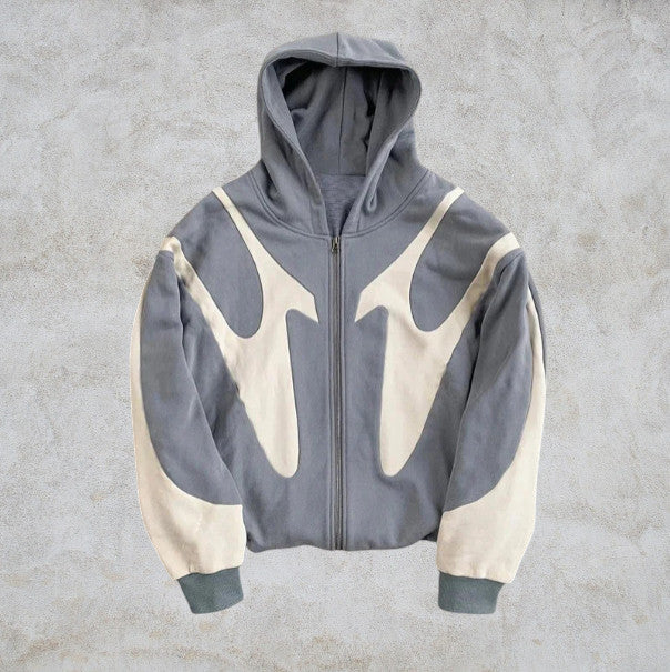 Veste Zippée Futuriste "COSMIC FLARE"