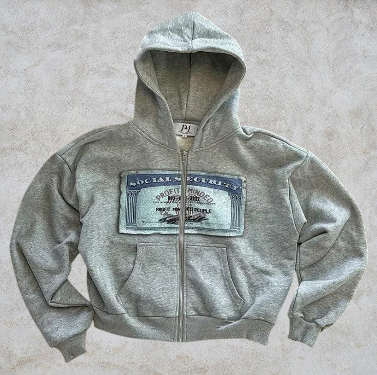 HOODIE FULL ZIP CASH