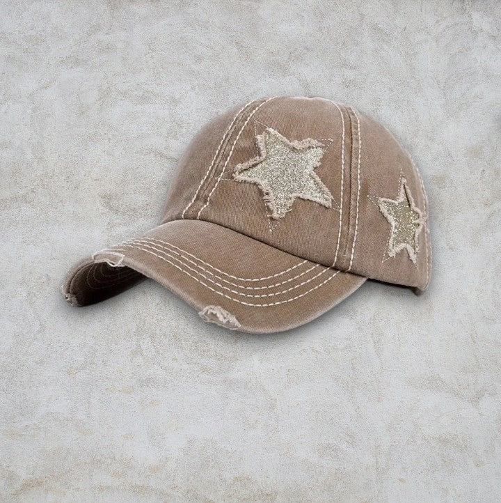CASQUETTE PINK STAR