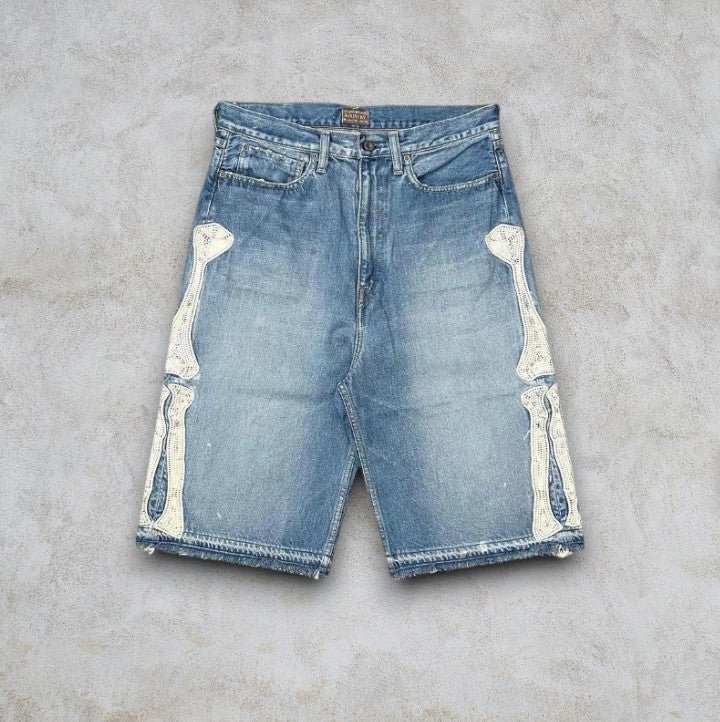 SHORT DENIM "BONE"