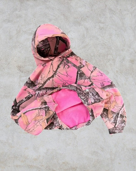 HOODIE CAMO "WILD PINK"