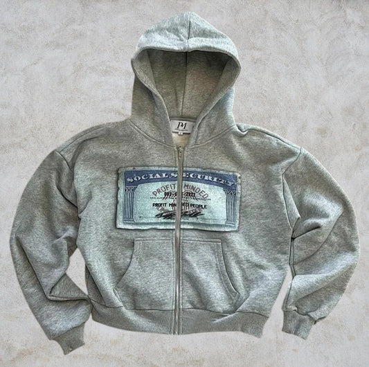 HOODIE FULL ZIP CASH