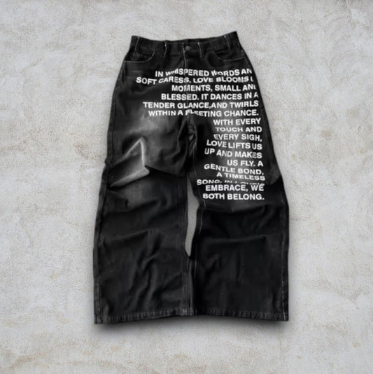 Pantalon Wide Fit "Poetic Flow