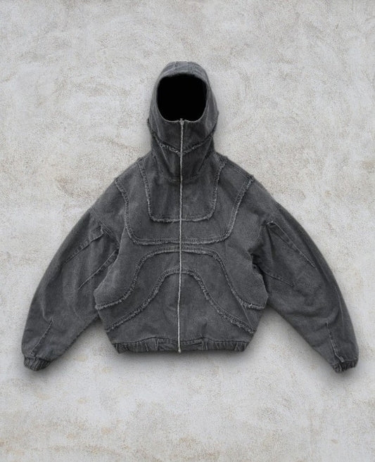 Veste Noire Techwear Unisexe